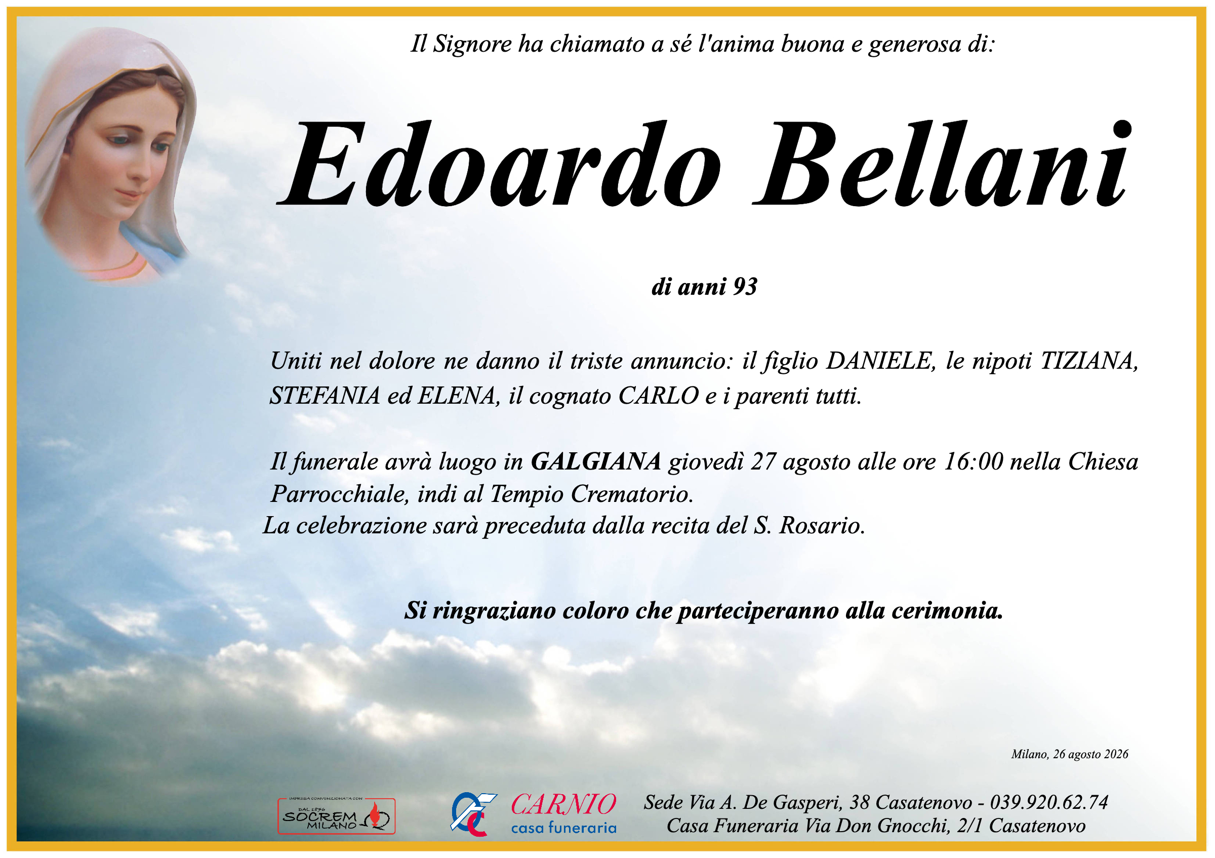 MANIFESTO Edoardo Bellani