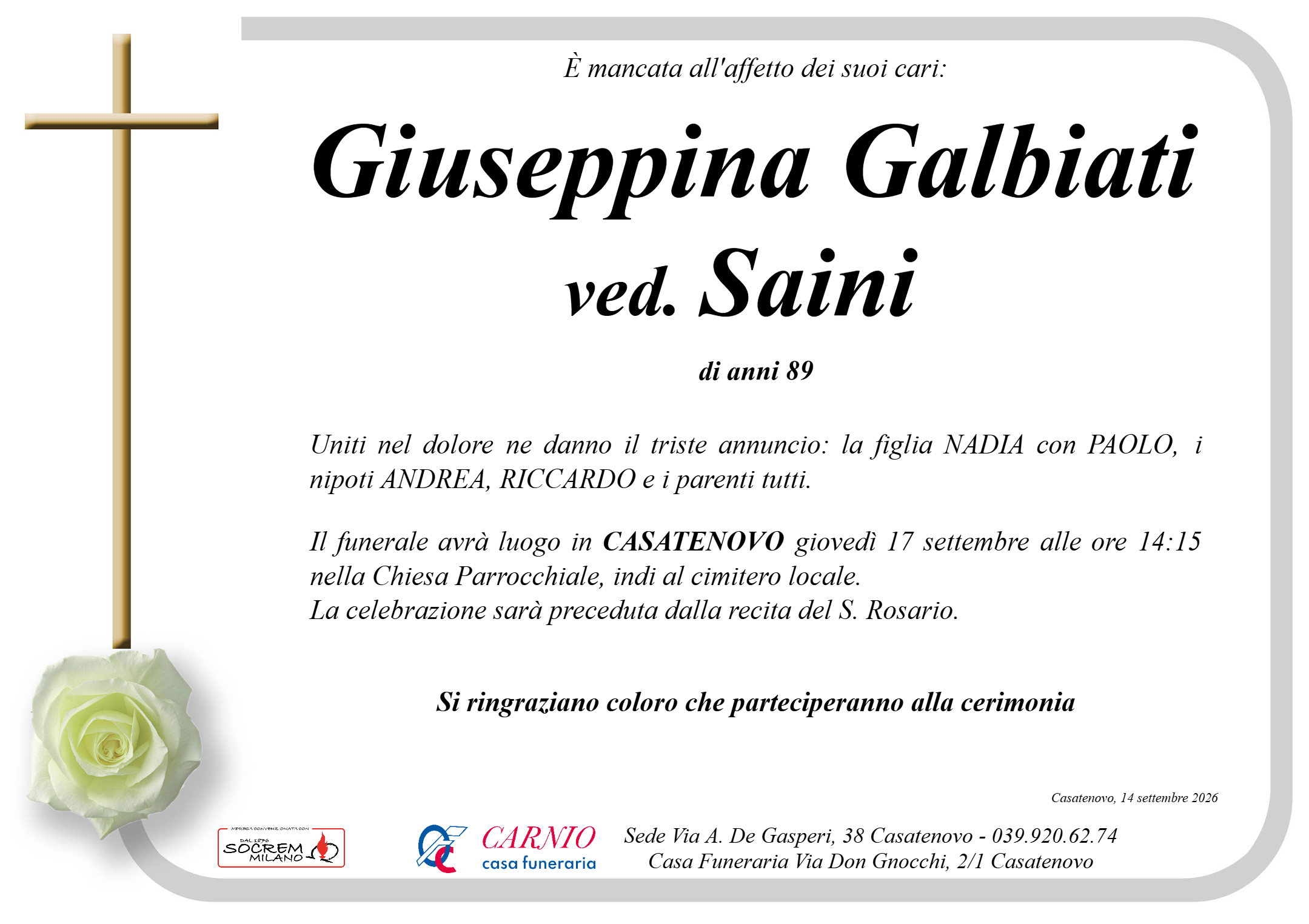 Giuseppina Galbiati