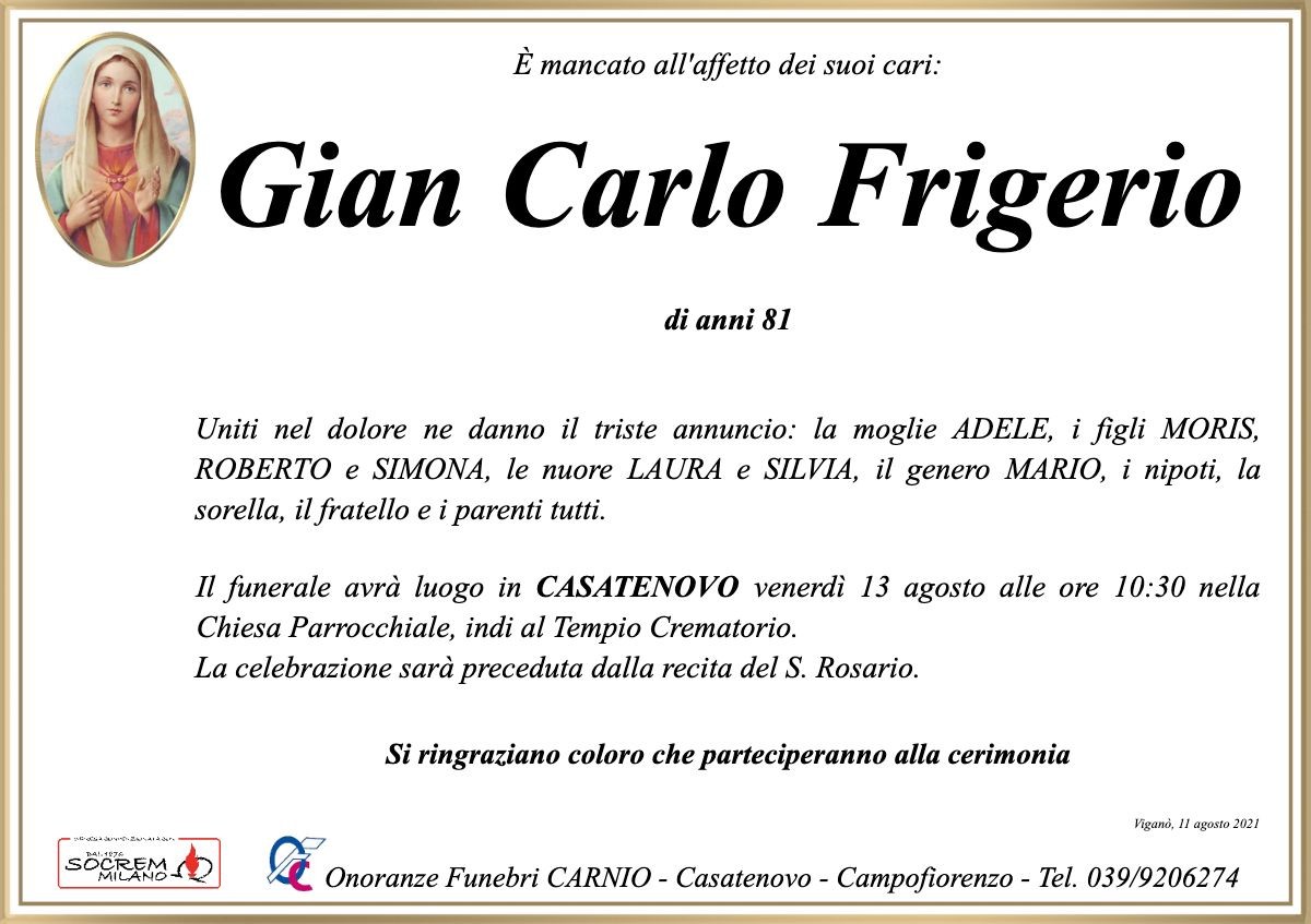 Gian Carlo Frigerio