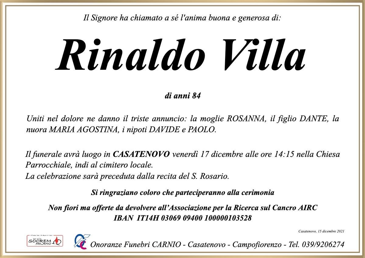 Rinaldo Villa
