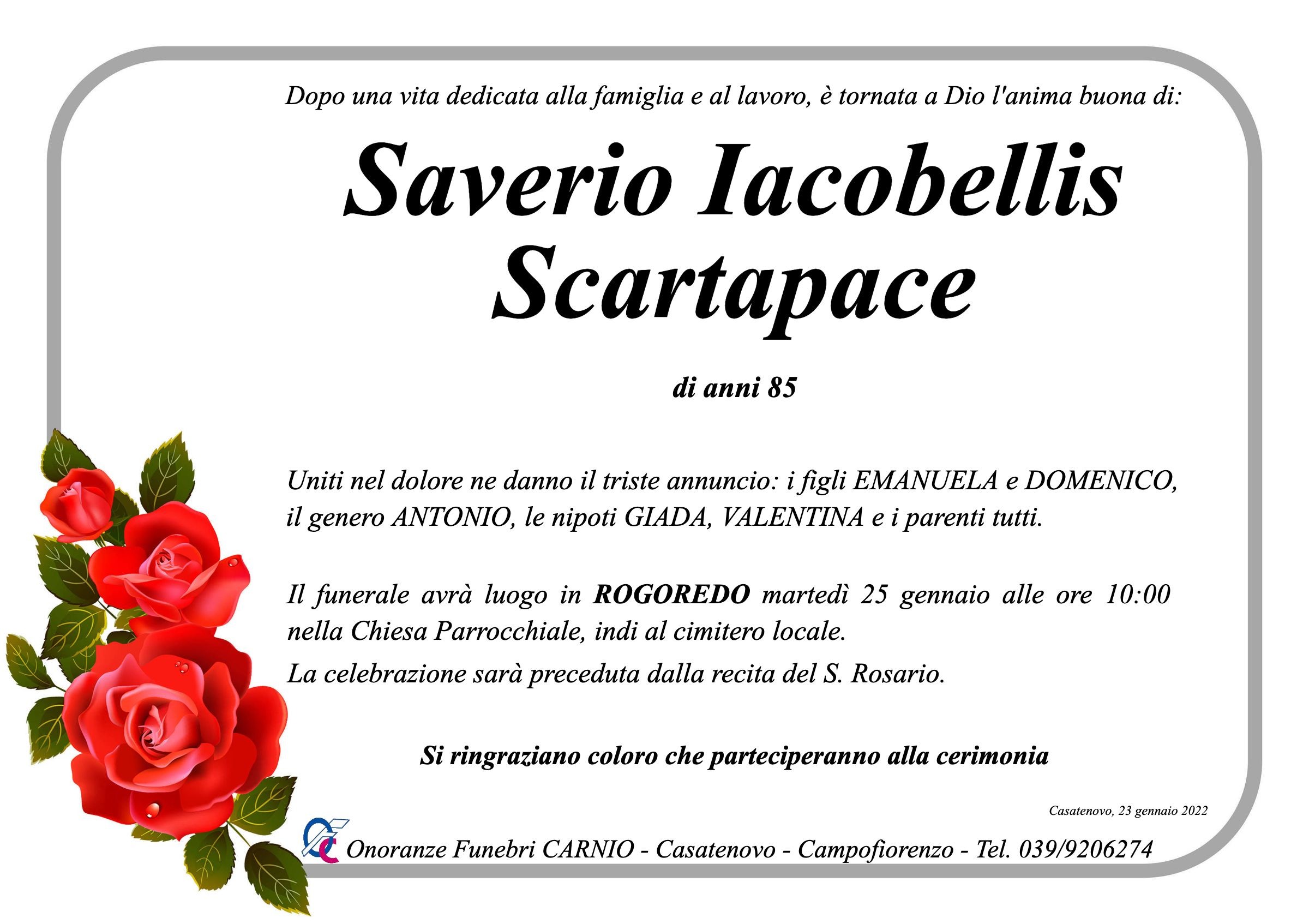 Saverio Iacobellis Scartapace